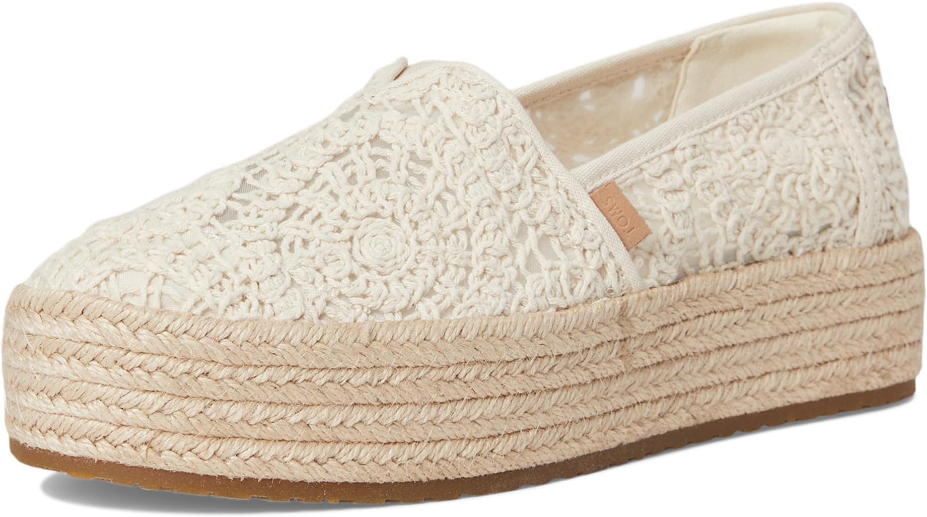 TOMS Valencia Textile Women's Champagne Espadrilles