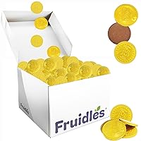 Vista 10 de 25 monedas originales de chocolate cripto Bitcoin, hechas con chocolate belga de primera calidad, sin gluten, sin OMG, lácteos certificados Kosher