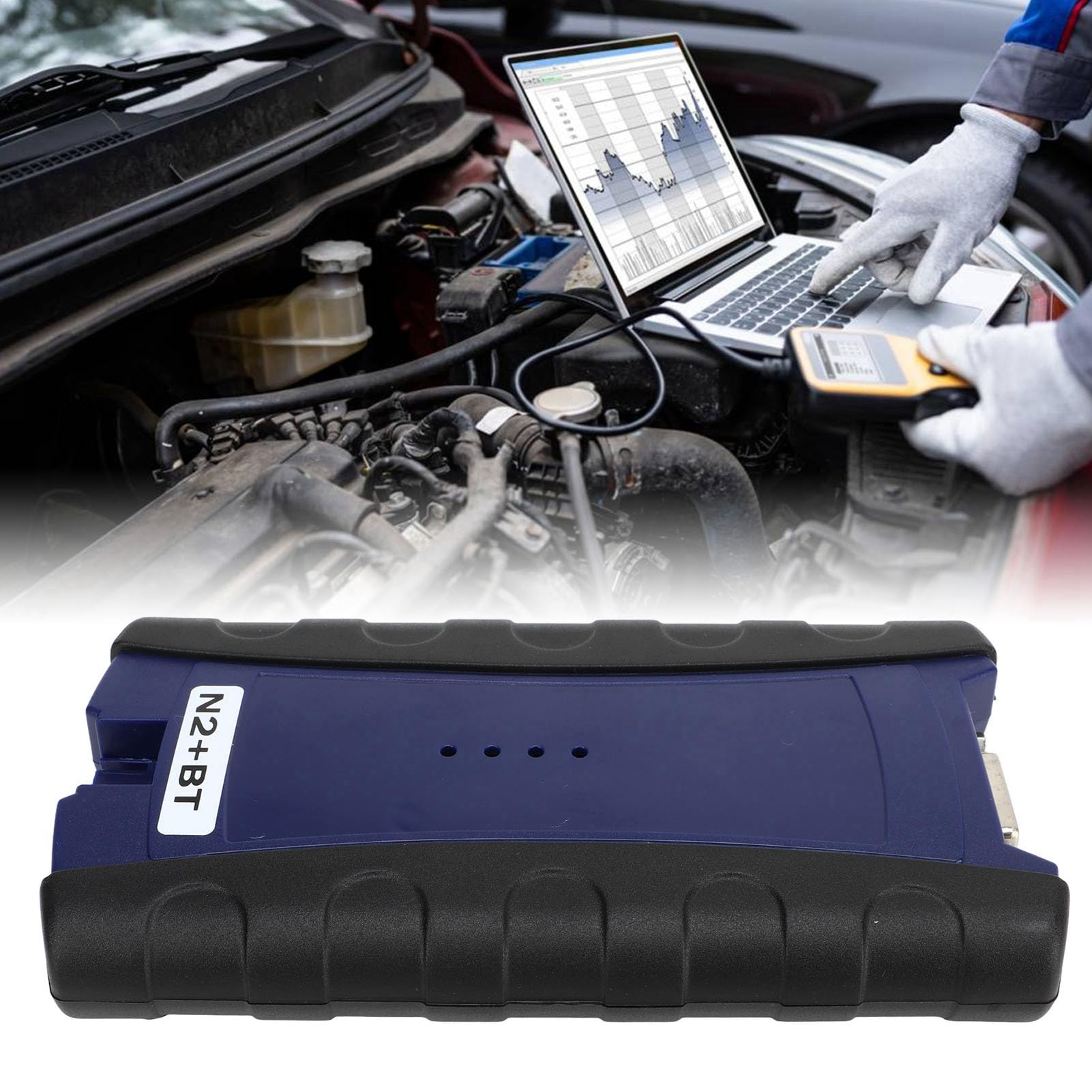 Keenso Skaner Diagnostyczny Ciężarówki Skaner Diagnostyczny ABS i Metalu z USB i Bluetooth RP1210 J2534 Obsługa Wielu Protokołów dla Techników Zajmujących się konserwacją Floty