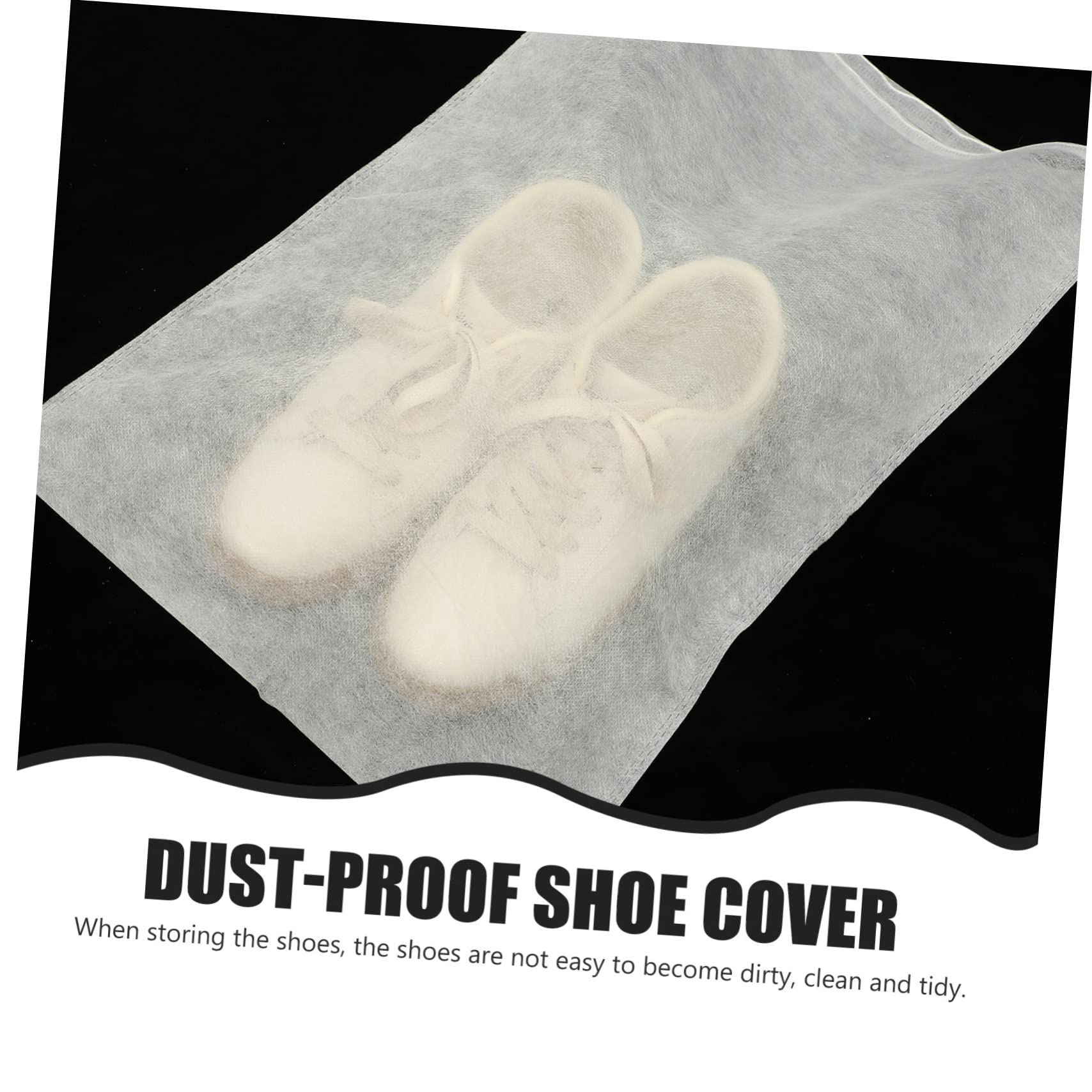 VALICLUD 50 Sacchetti per Scarpe Coulisse Sacchetti per Calzature da Viaggio Riutilizzabili Traspiranti 32x48 Cm Antipolvere per Trekking Ragazzo Ragazza e Uso Quotidiano