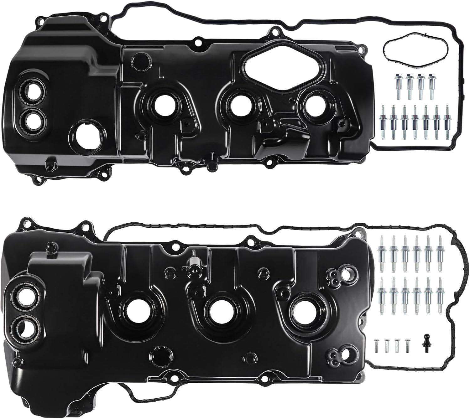Aluminum Engine Valve Cover for Ford F-150, Ford Transit-150/250/350/350HD, Expedition, LincoIn Navigator 3.5L EcoBoost Turbo 2013-2019, Left & Right Cylinder Head DL3Z6582C, BL3Z6582H