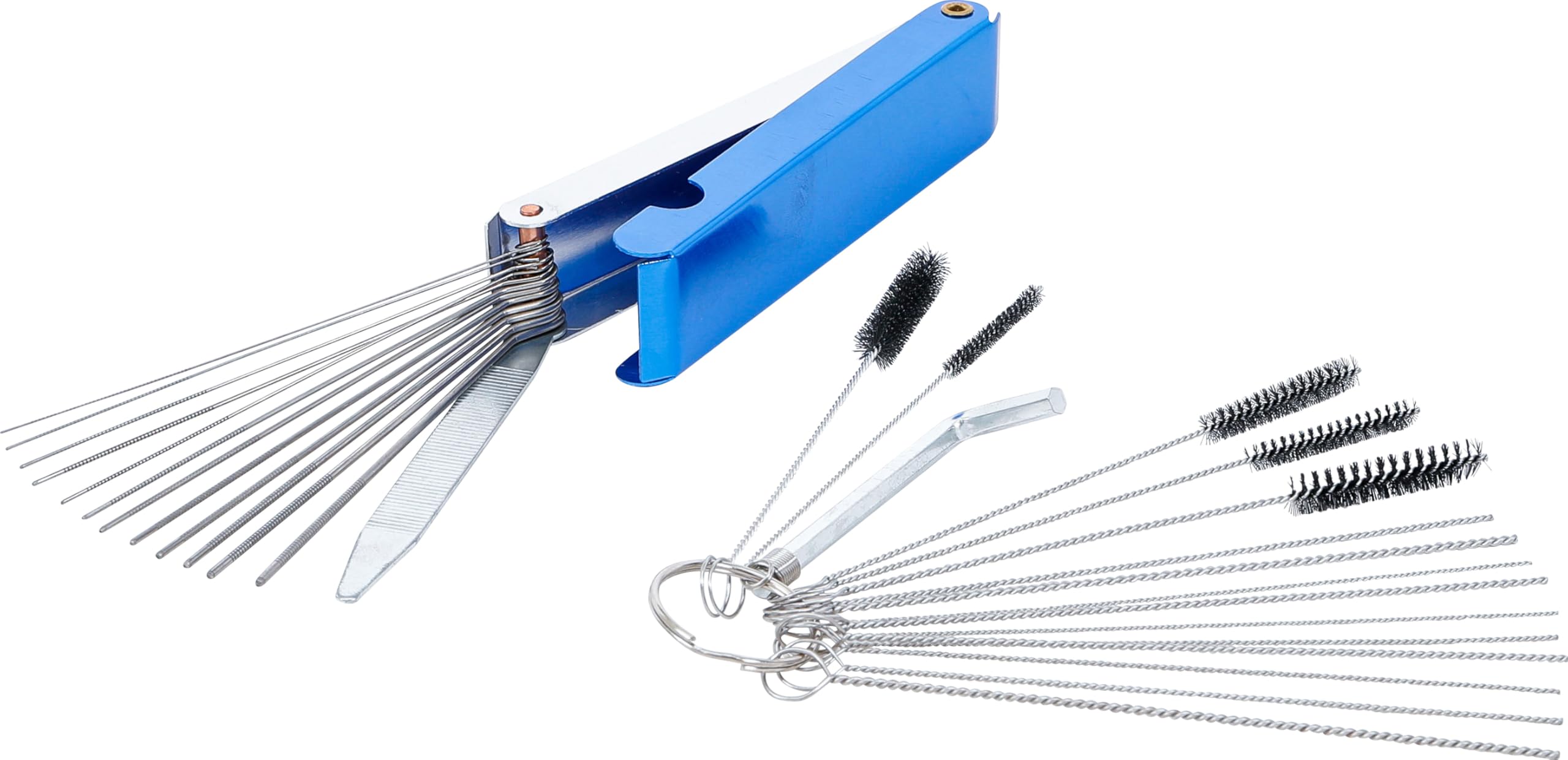 BGS 74438 | Kit de Nettoyage de gicleurs de carburateur | 16 pièces