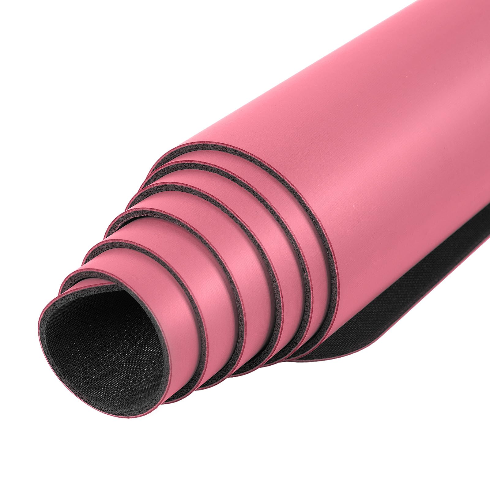 Tapete de yoga de poliuretano y goma natural gruesa antideslizante para mujeres y hombres, ejercicio para el hogar, ideal para yoga, gimnasio, pilates, fitness