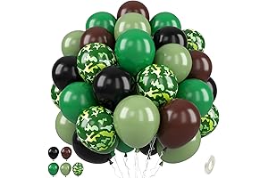 Paready Camo Balloons: The Ultimate Party Decorations for Army Enthusiasts
