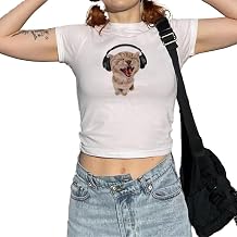 Y2k Aesthetic Tees Baby Tees Womens Graphic Tees Y2k Clothing Aesthetic Top Garbage Clothing Y2k Tops