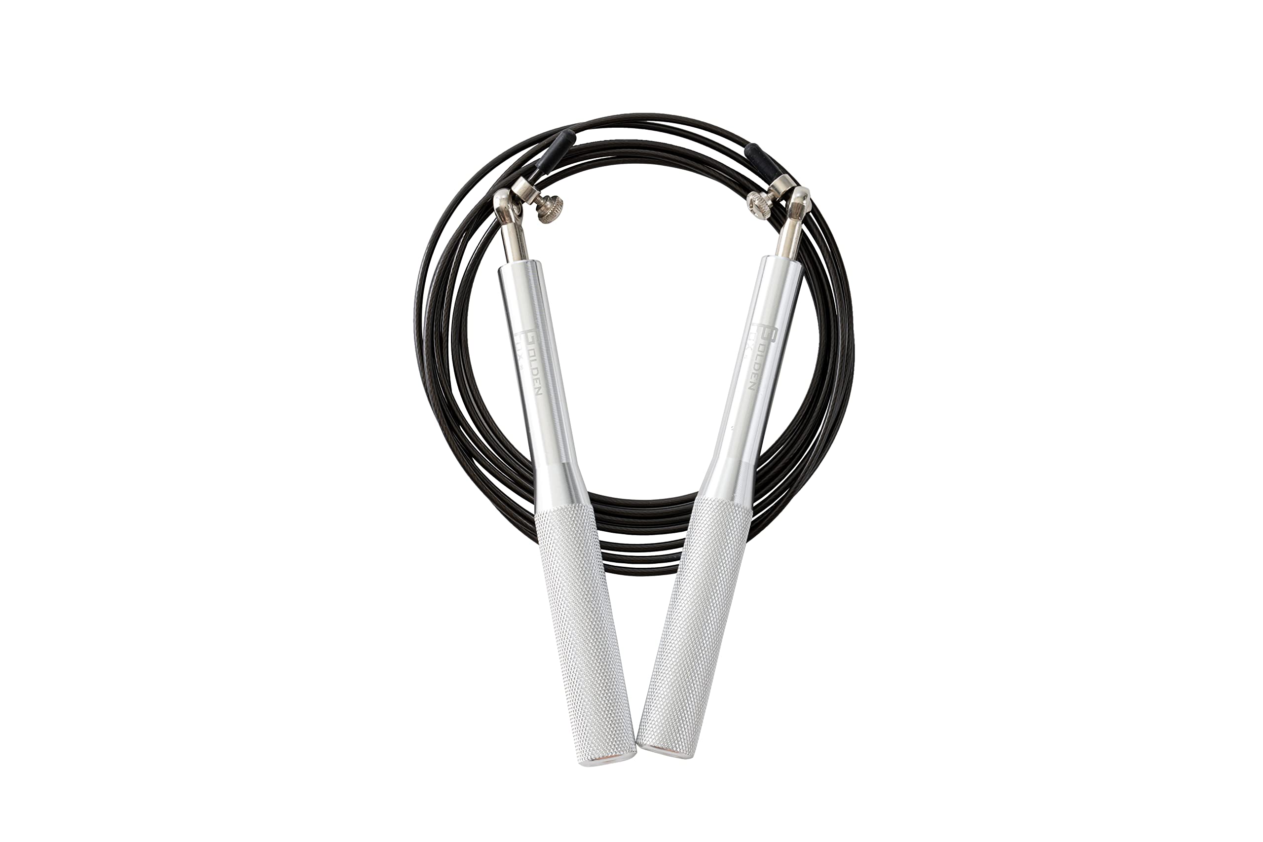 GOLDEN FOX Speed Jump Rope - Blazing Fast Jumping Ropes - Endurance Workout for Boxing, MMA, Martial Arts or Just Staying Fit - Adjustable for Men, Women and Children