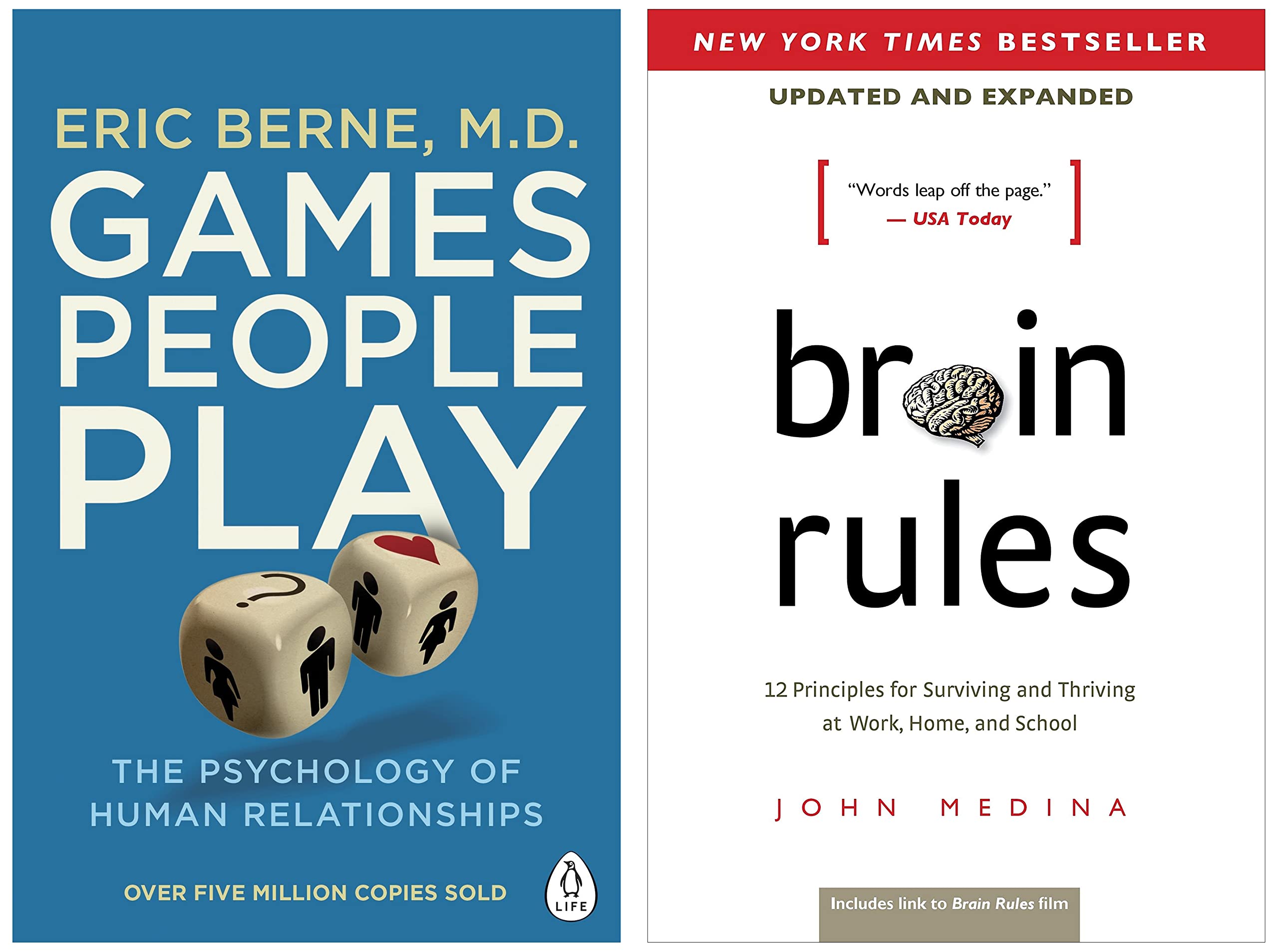 Brain Rules & Games People Play: The Psychology of Human Relationships Product Bundle