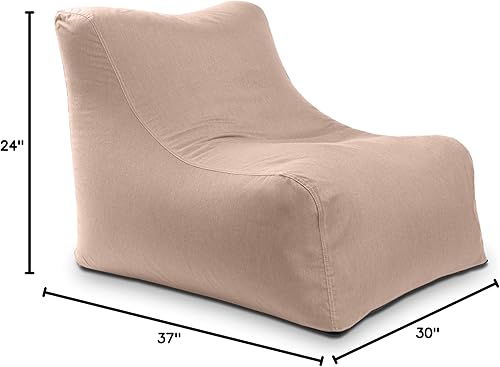 Miniatura 75 de Jaxx Ponce - Puf para exteriores, resistente a la intemperie, para patio y piscina, color azul marino Azul marino,Carbón vegetal,Flamenco,Lima,Bahía