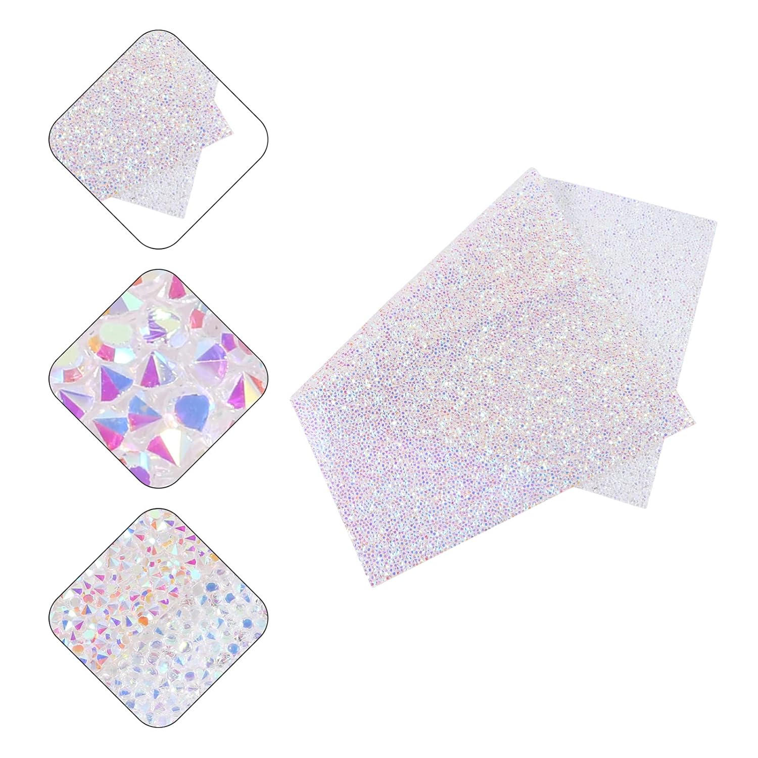 Manicure Table Mat Rhinestones Blinged Nail Art Desktop Decor Comfortable Arm Rest for Nail Salon Diy Use Portable