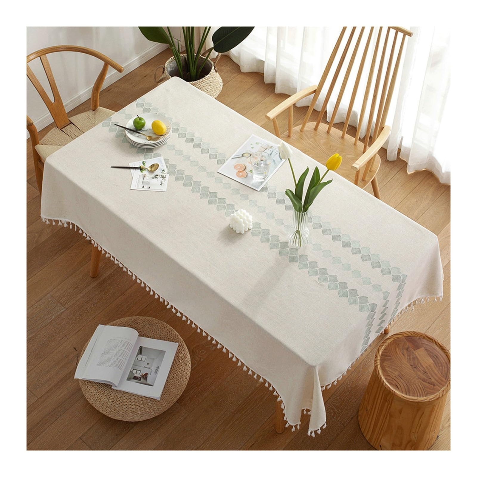 Set de Table Imperméable PVC, Lot de 8 Set de Table Rectangulaire Motif Plume Doré Doré Moderne 30x45cm