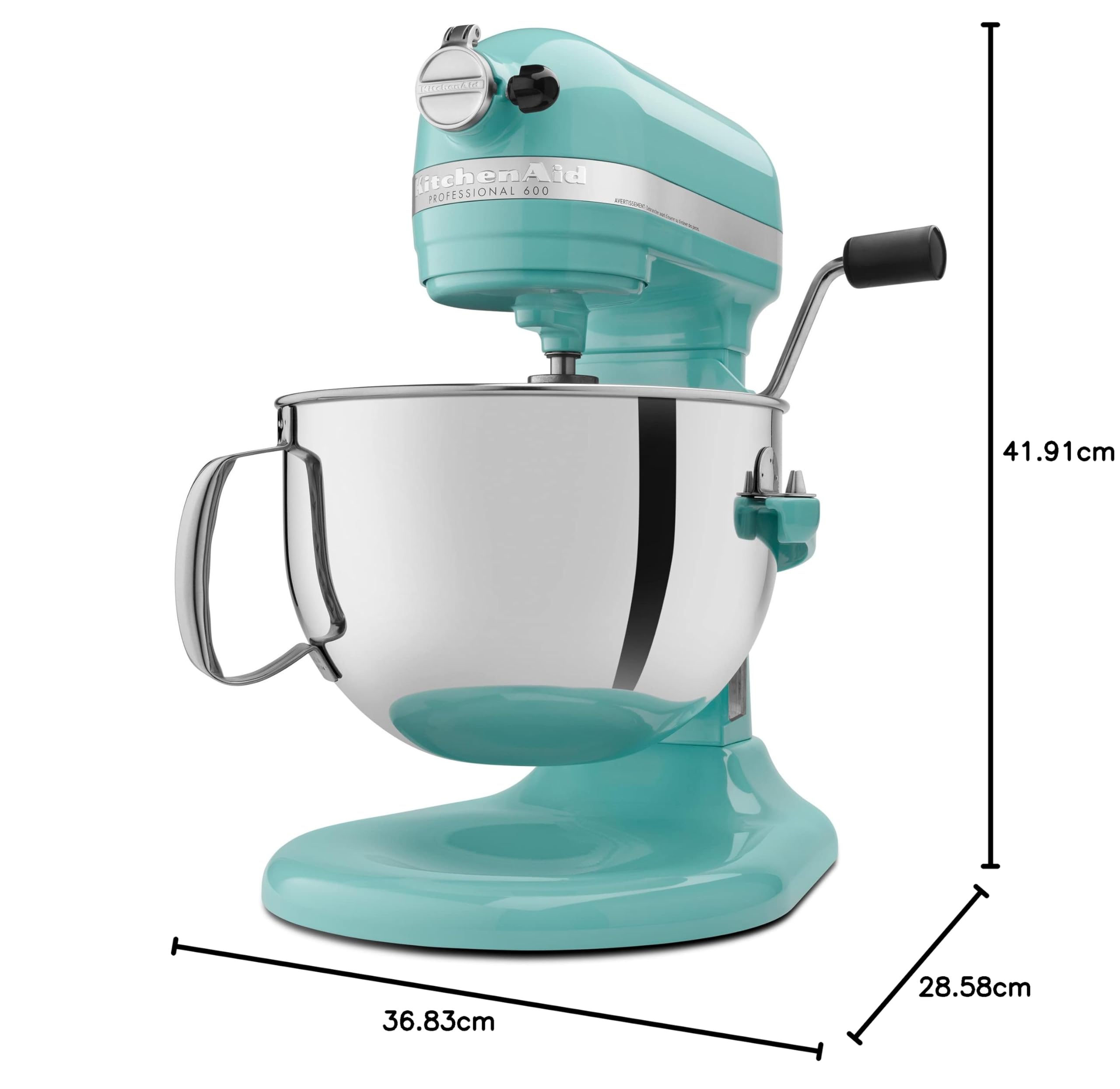KitchenAid Batedeira profissional série 600 KP26M1XER com suporte