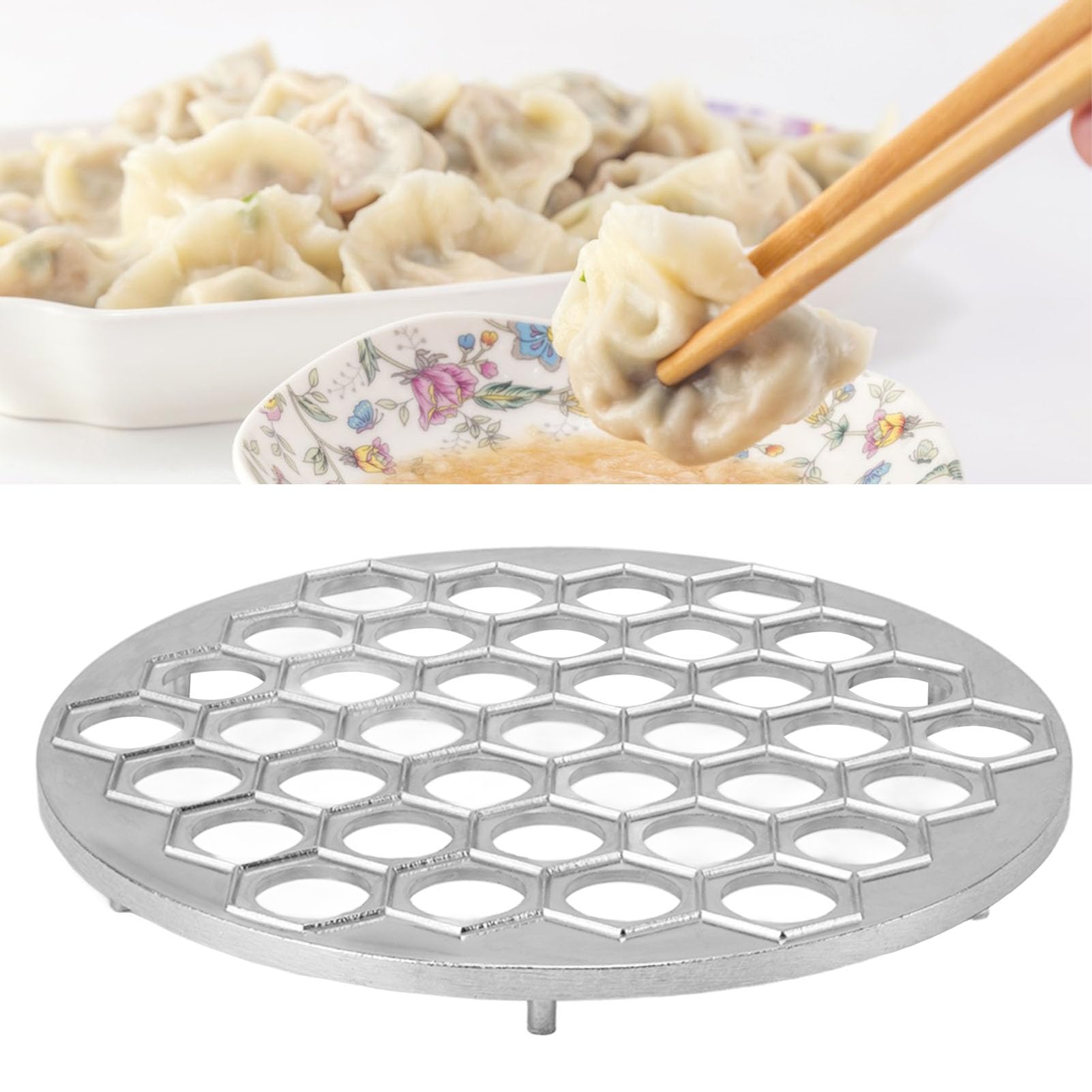OVAQUIXI Maker di Gnocchi Russo, 61 Buche per la Lavastoviglie in Lega