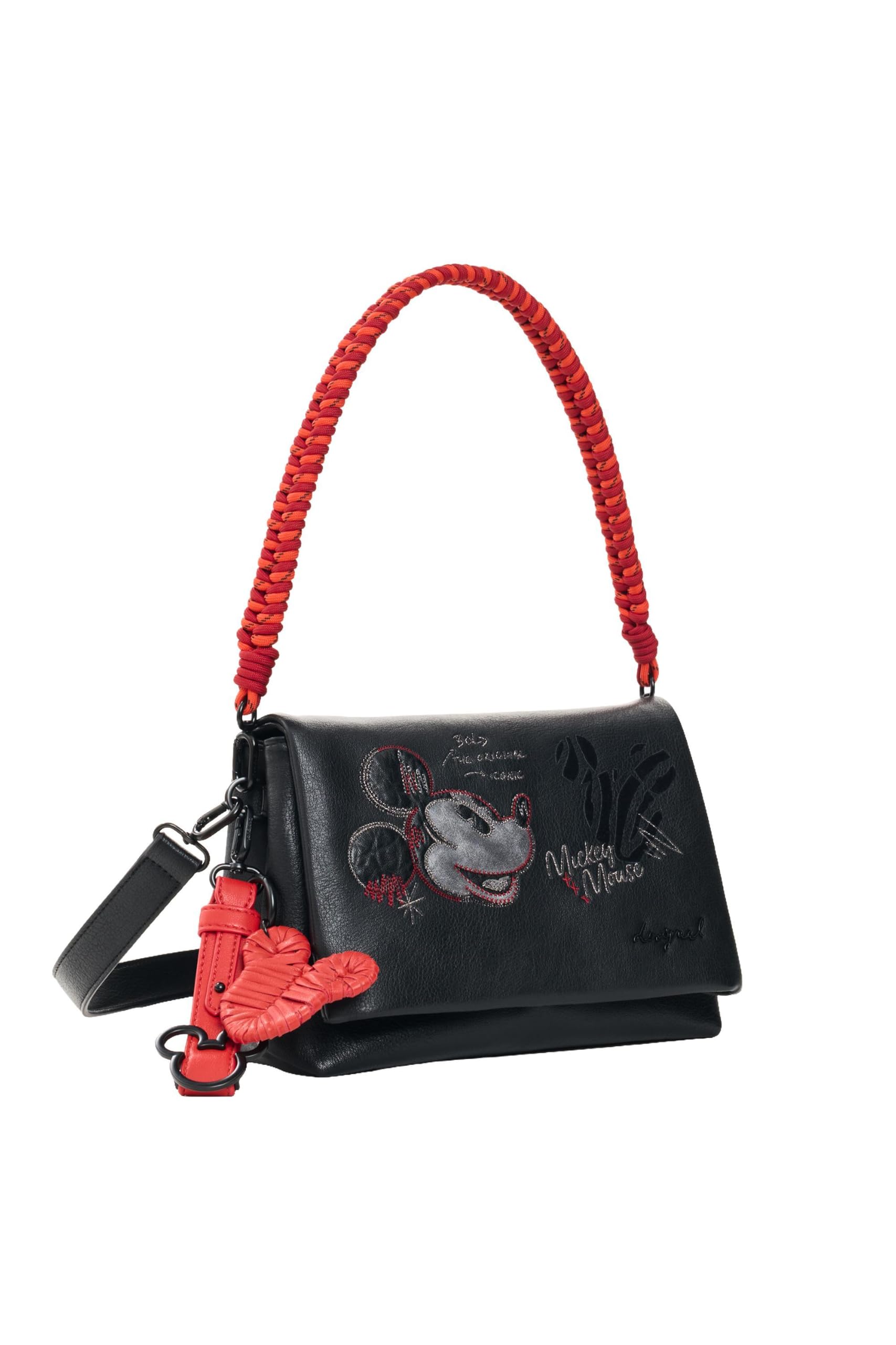 Desigual borsa a tracolla Mickey Face Venecia 4.0 Crossbody Bag Black nero