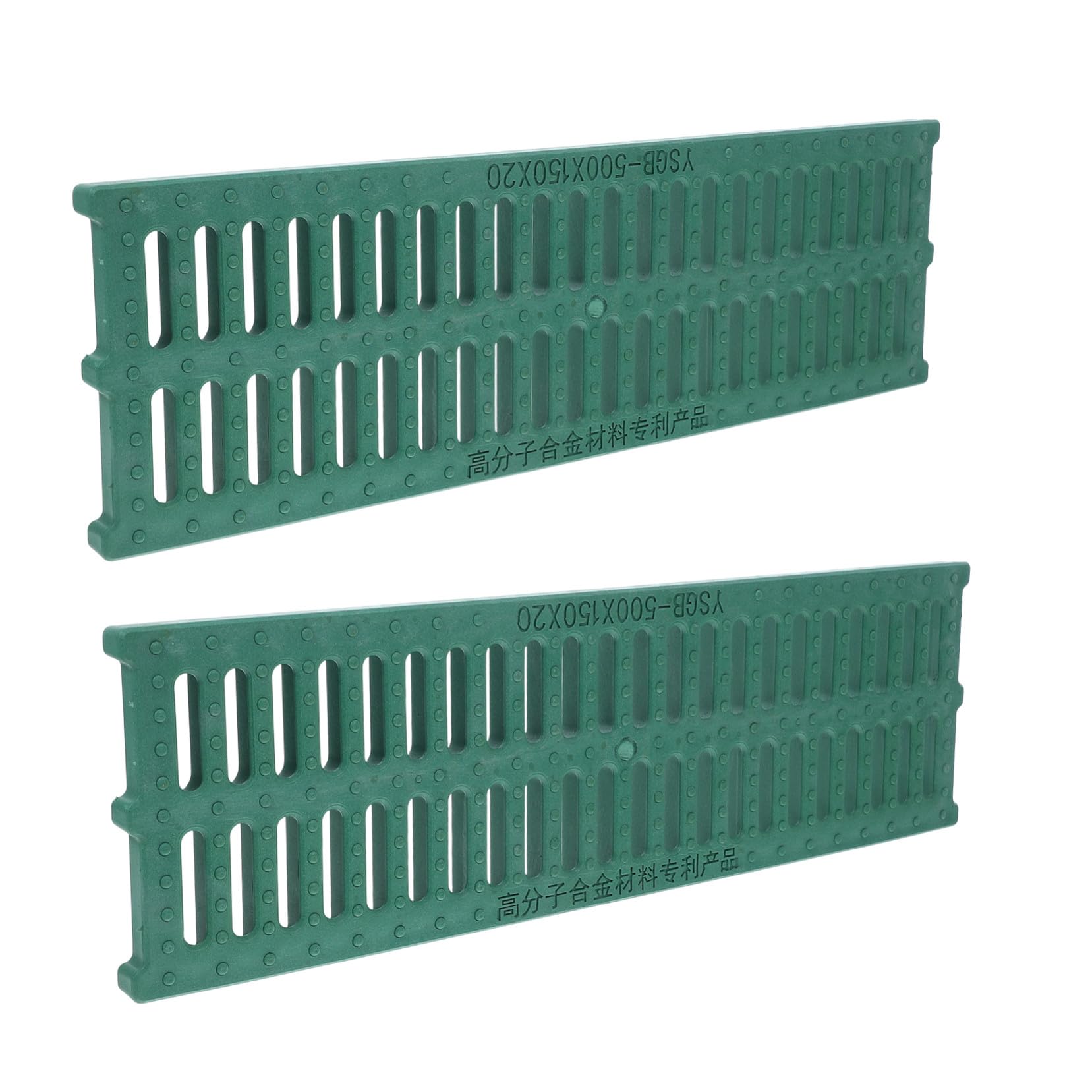 Grilles de drainage en plastique pour tranchée évacuation eau de pluie caniveau résine de sol