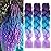 AFNOTE Ombre Braiding Hair 24 Inch Braid Hair Extensions 3Pcs Pre Stretched High Temperature Crochet Braiding Hair (C26)