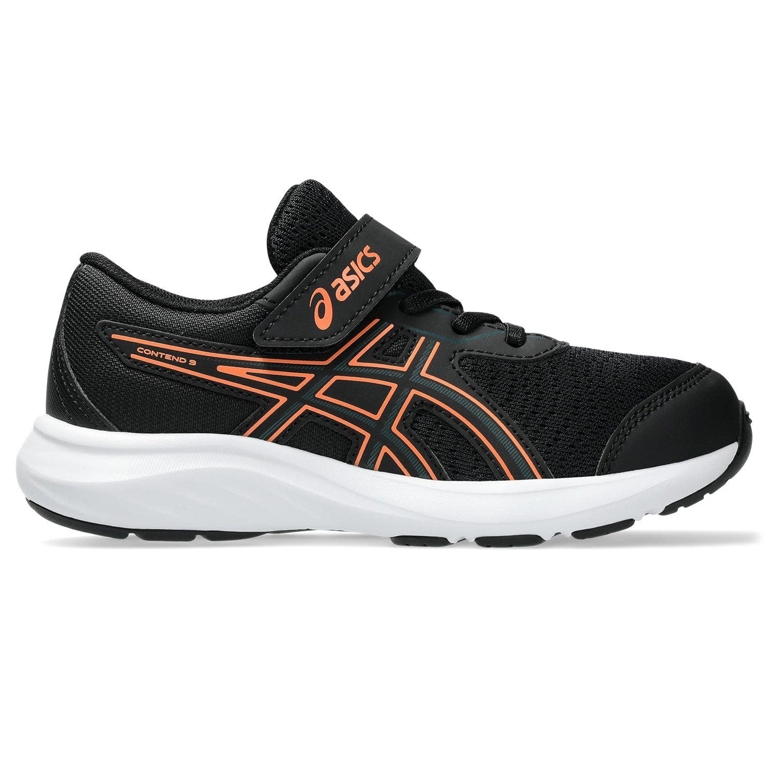 ASICS Gel-Contend 9 PS Sneaker, Black/Saxon Green, 12 UK