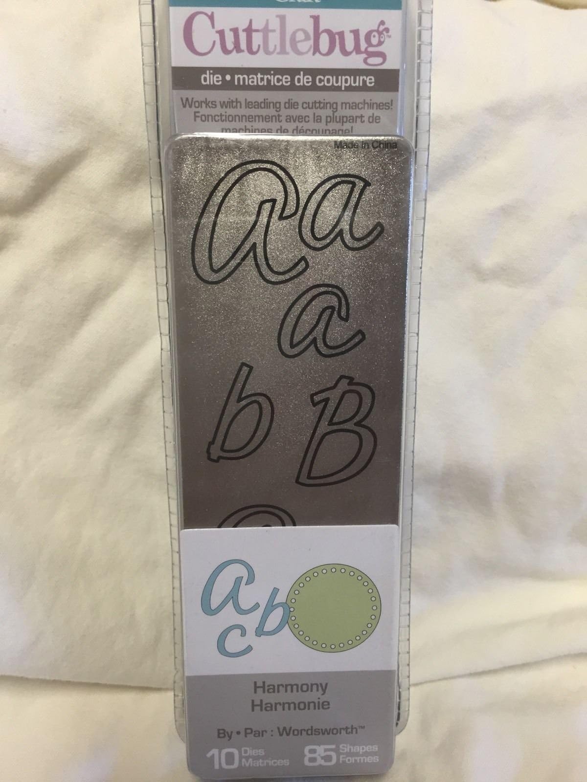 Cuttlebug Die - Alphabet, Harmony