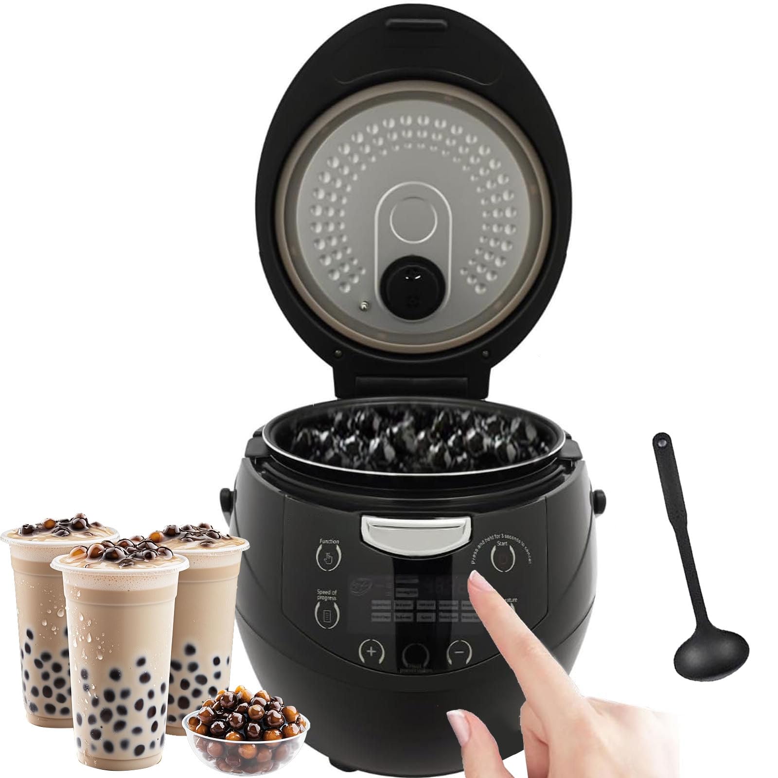 Machine à perles automatique 6L avec cuve antiadhésive et écran tactile