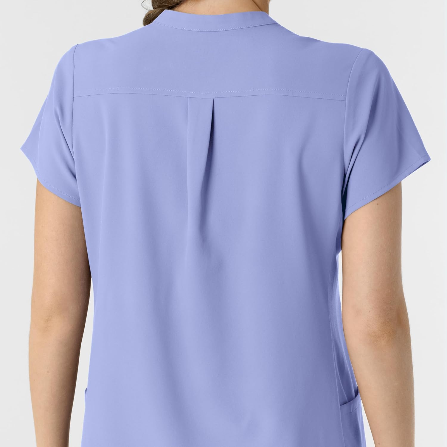 Wink Renew Women's Mandarin Collar Scrub Top