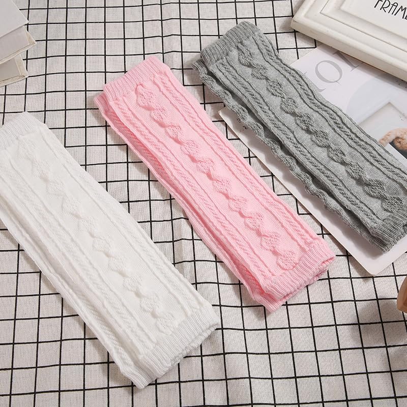 Miniatura 5 de Toptim Calentadores de piernas de punto para niñas pequeñas, niños y niños