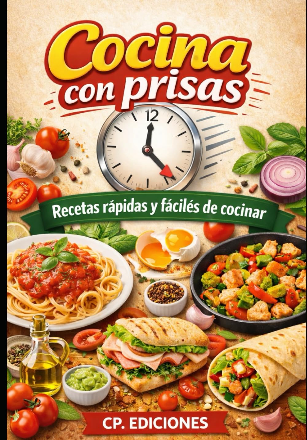 COCINA CON PRISAS: Recetas rápidas y fáciles de cocinar (COCINA PARA TODA LA FAMILIA)