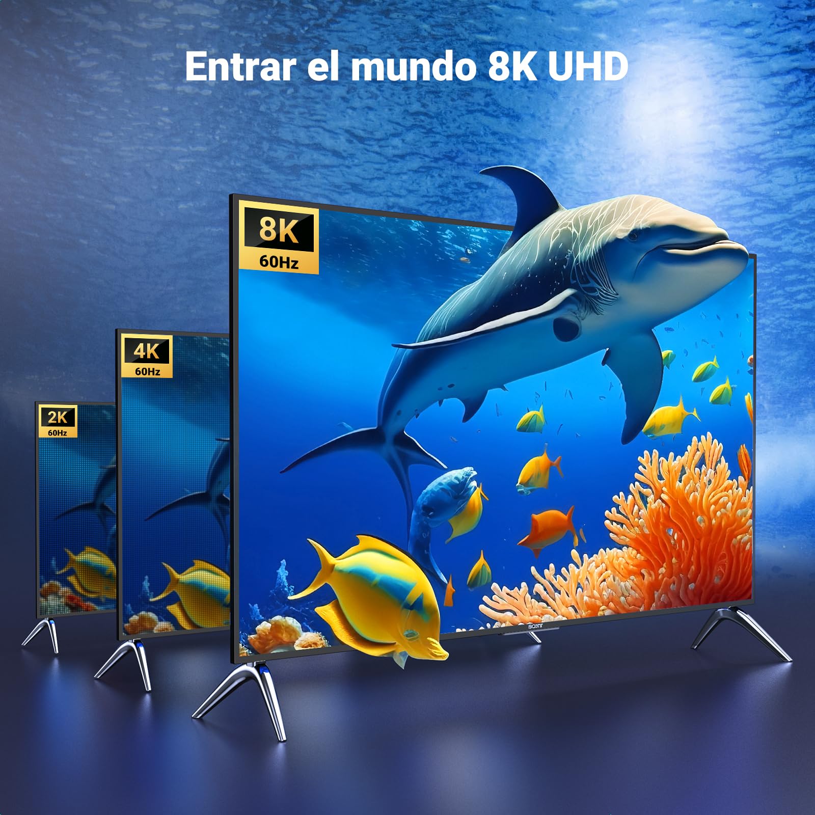 UGREEN Cable USB C a HDMI 8K 6Hz 4K 24Hz Thunderbolt 3 4 HDR HDCP 2.3 Alta Velocidad Compatible con iPhone 17 Plus Pro Max MacBook Pro Air iPad Pro Galaxy S24 Ultra Steam Deck (3M)