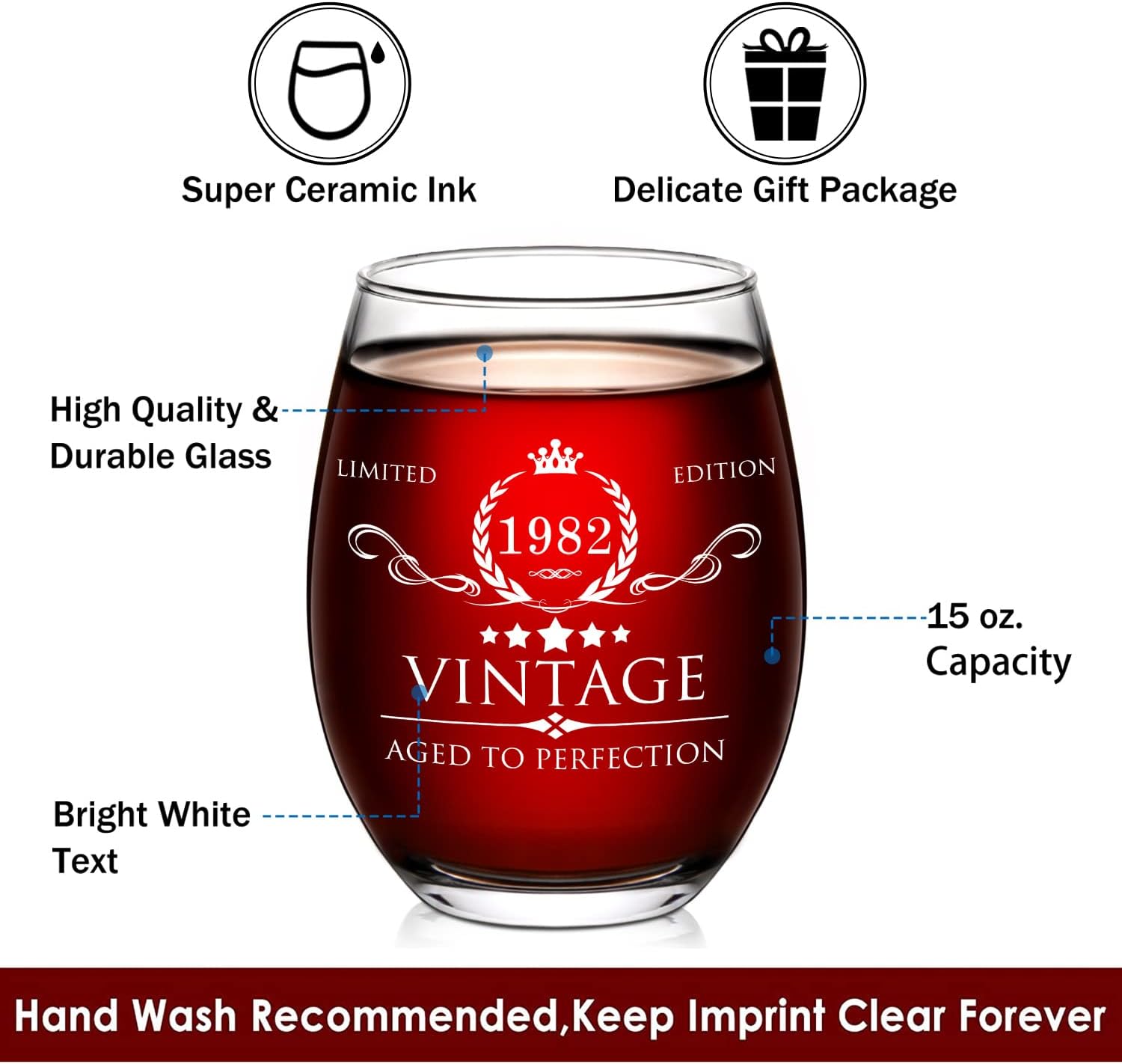 🔥 Flаѕh Sаlе 40th Birthday Gifts for Women and Men - 15oz Wine Glass - 40th Birthday Decorations for Women - 40th Anniversary, Bday Gift Ideas for Her, Mom, Dad, Husband, Wife - 40 Years Gifts Uр Tо 60% оƒƒ 40th Birthday Gifts for Women and Men - 15oz Wine Glass - 40th Birthday Decorations for Women - 40th Anniversary, Bday Gift Ideas for Her, Mom, Dad, Husband, Wife - 40 Years Gifts