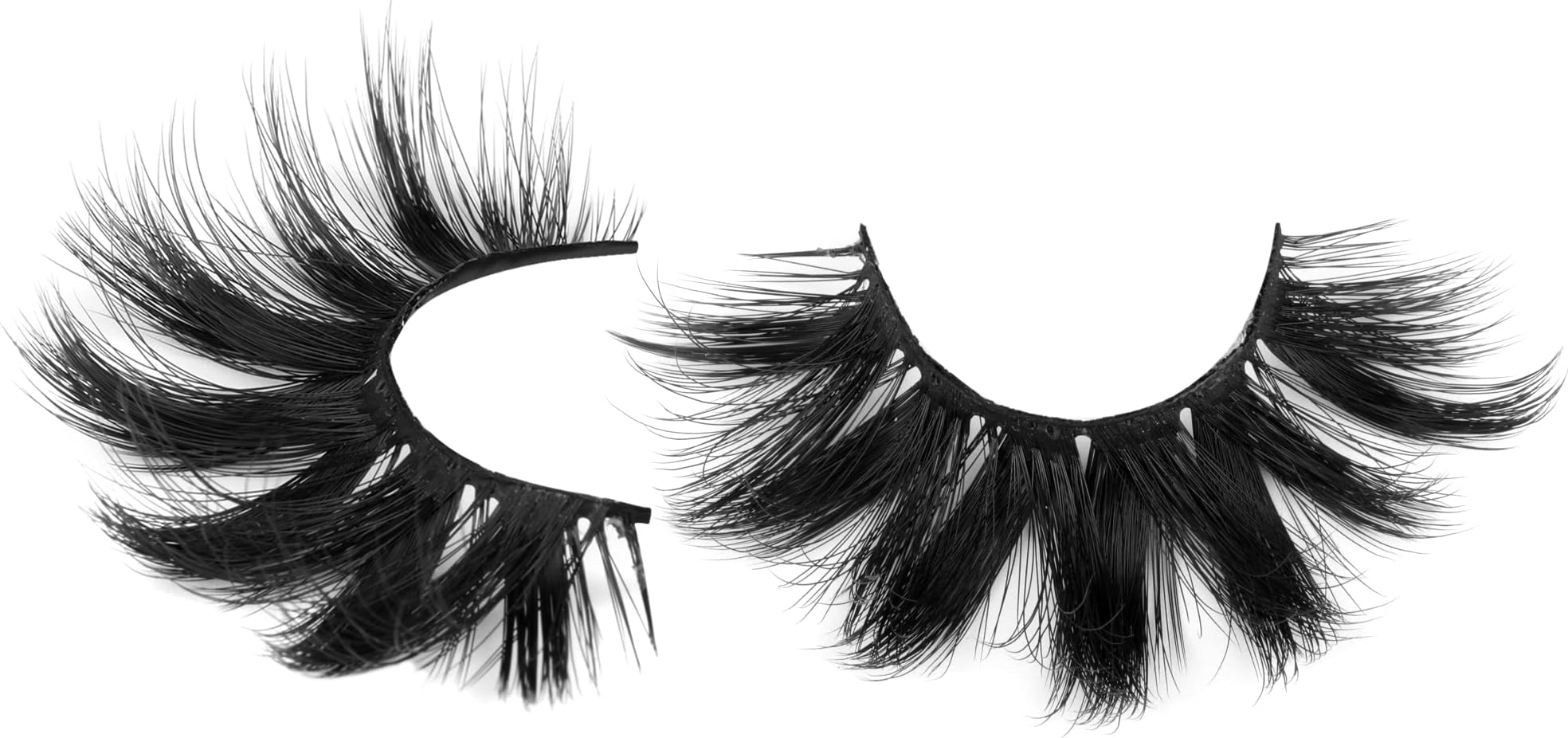 ALICROWN Dramatic Eyelashes Fluffy Mixed False Lashes Lightweight Handmade Soft Volume 16 Pairs Faux Mink Lashes Pack