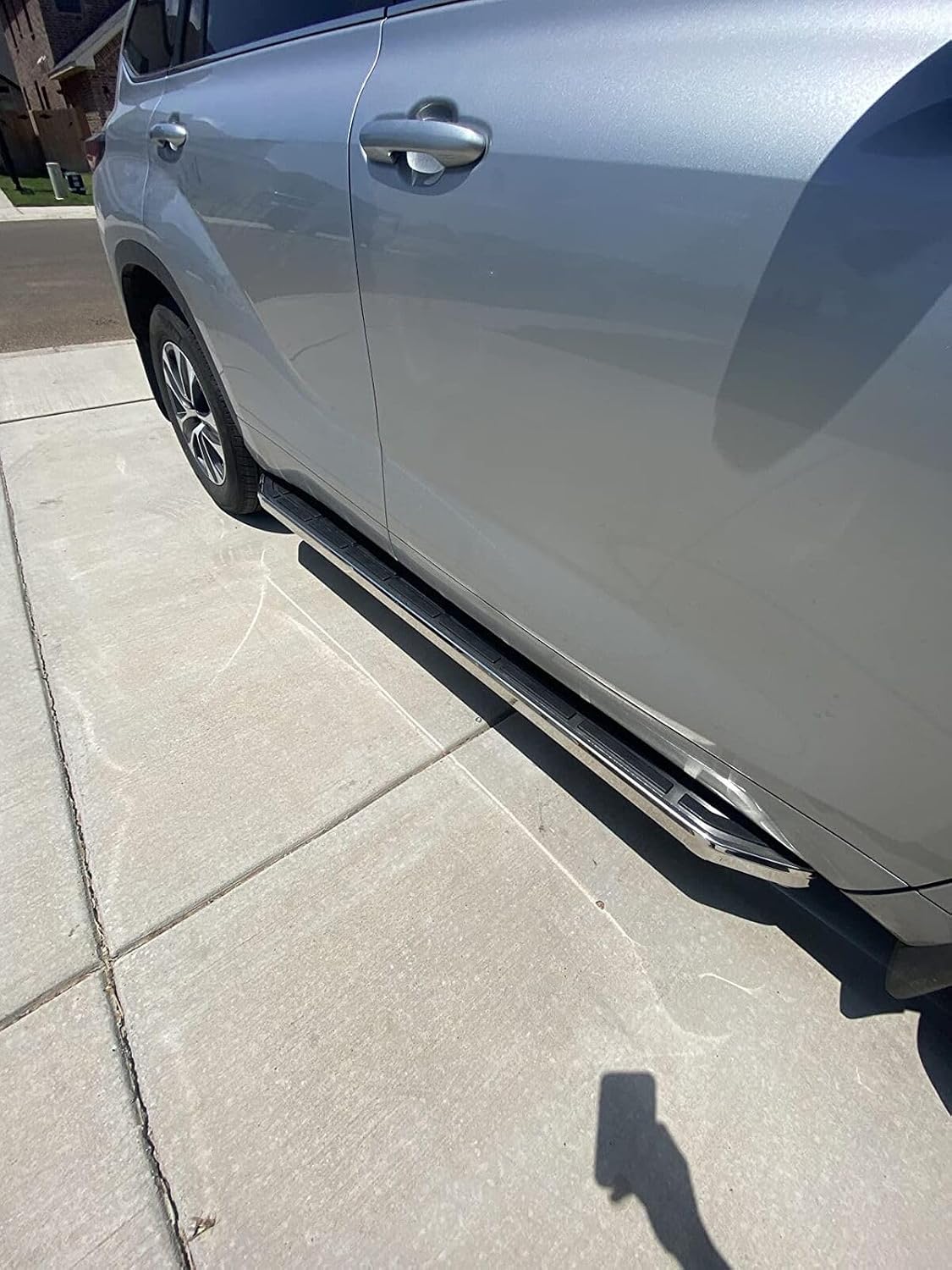 2 PCS Running Boards Fits for All New F Escape 2020 2021 2022 Silver Nerf Bar Side Steps