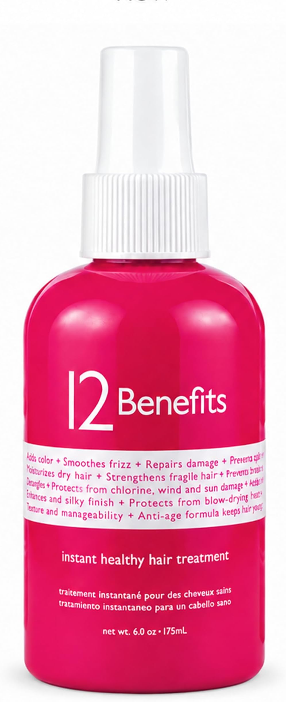 Leave-In Conditioner Spray, Heat Protectant, Detangler, 6 oz
