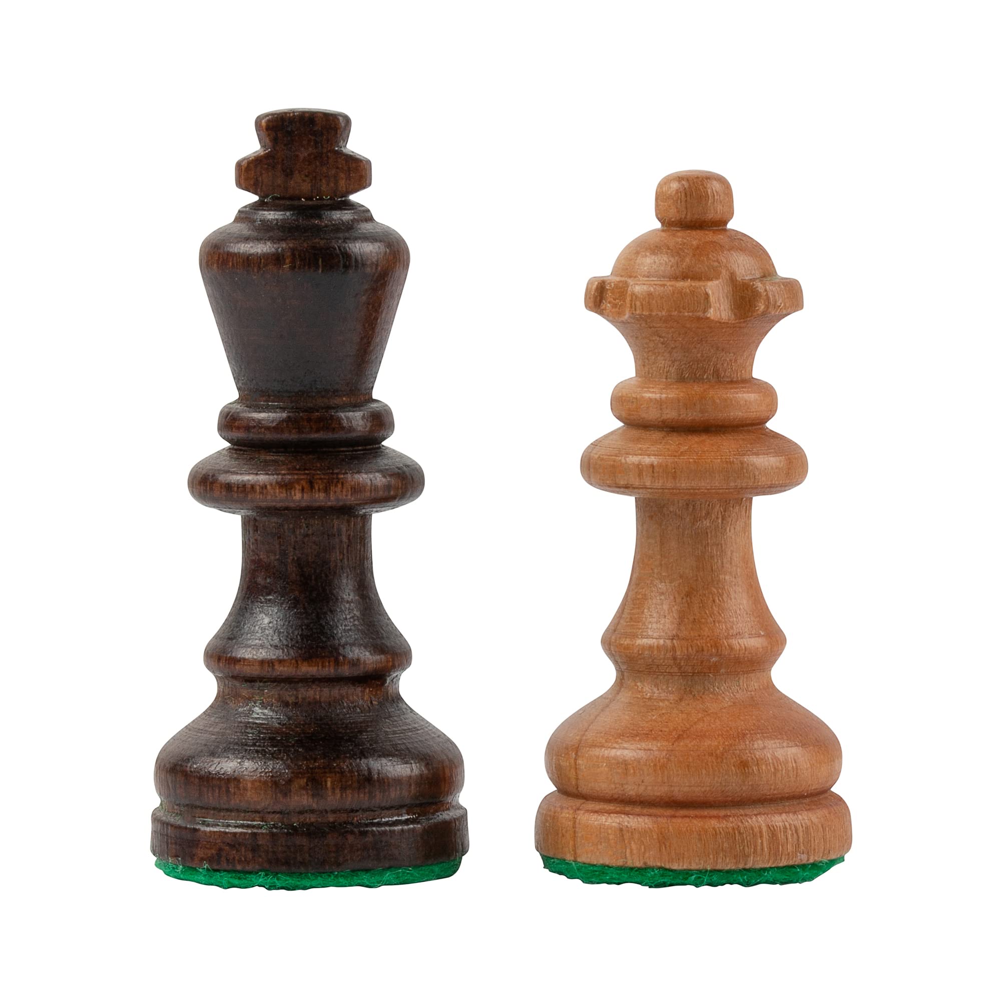 Completo pieghevole Scacchi Scacchiera, in legno. Re mm.76