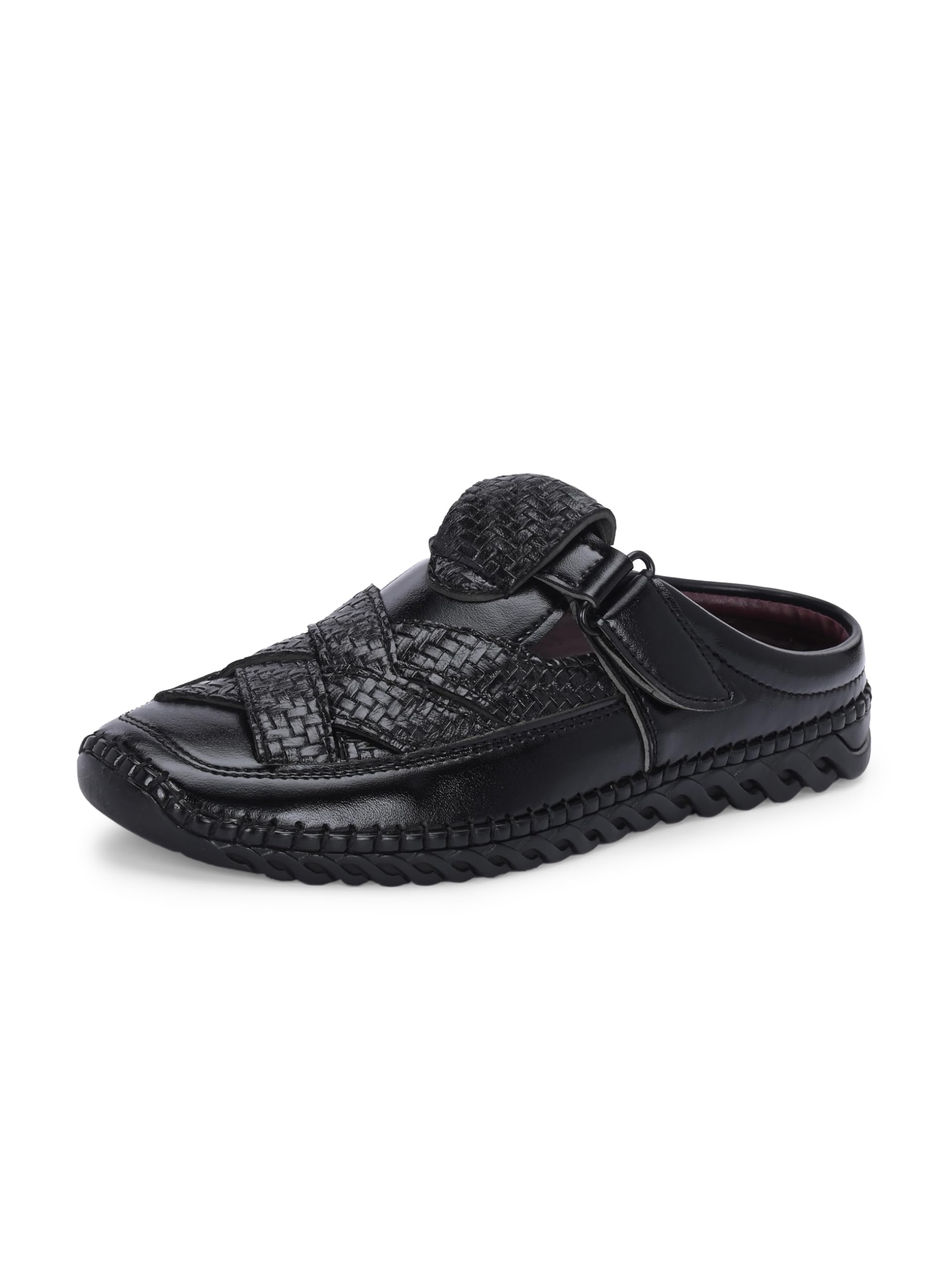 See full amazon price history chart for KNOOS Black Faux Pure Leather Clogs Back Open Backless Sandals for Men - 10 UK KNOOS Black Faux Pure Leather Clogs Back Open Backless Sandals for Men - 10 UK (B0D14X7KK3) Amazon Price History, Amazon Price Tracker