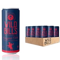 Vista 1 de Wild Bill's Original Cola Soda Classic Craft Soda - Bebidas gaseosas hechas con azúcar de caña pura, sin cafeína, sin jarabe de maíz de alta