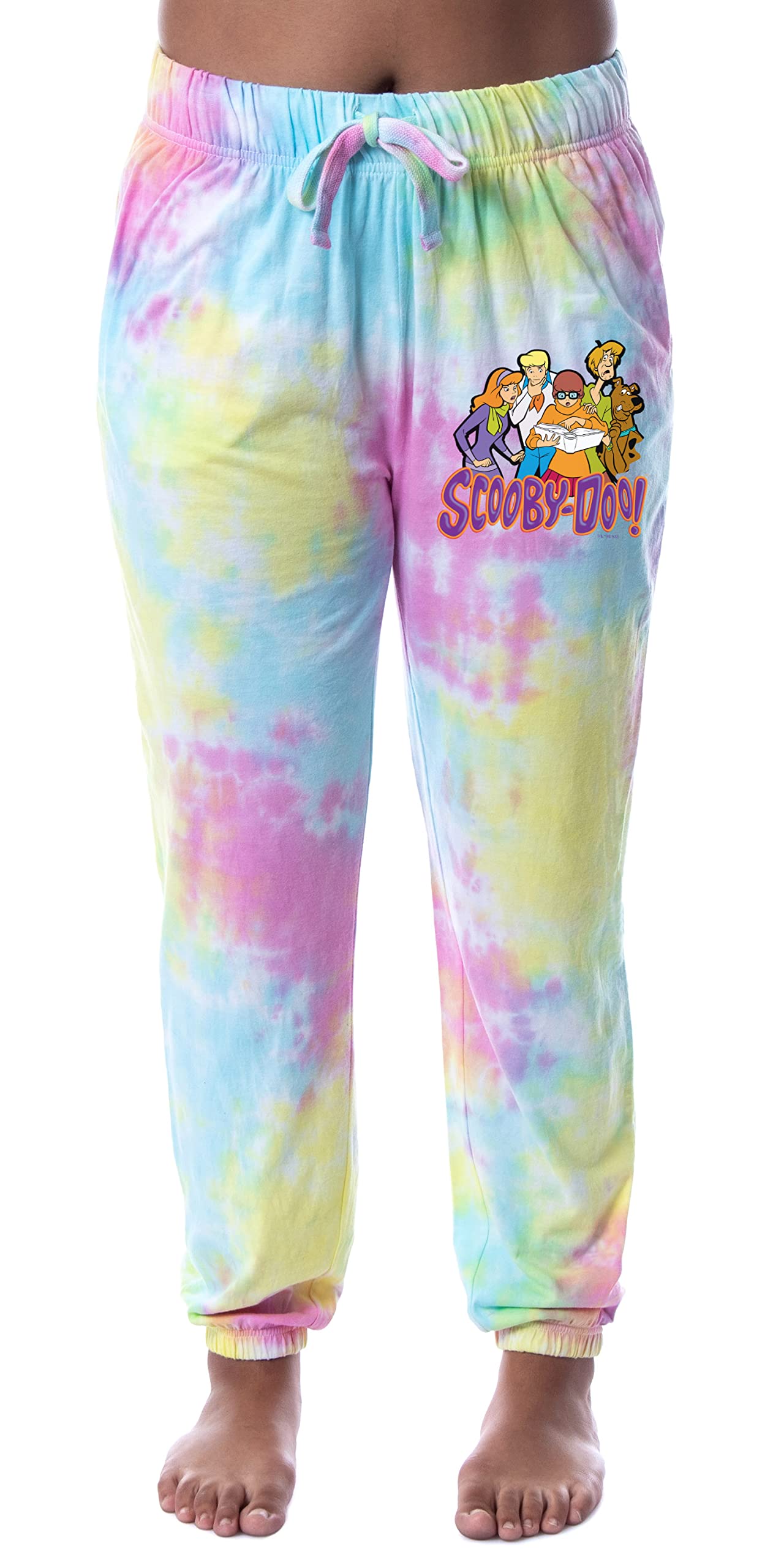 IntimoScooby-Doo Womens' The Gang Tie-Dye Sleep Jogger Pajama Pants