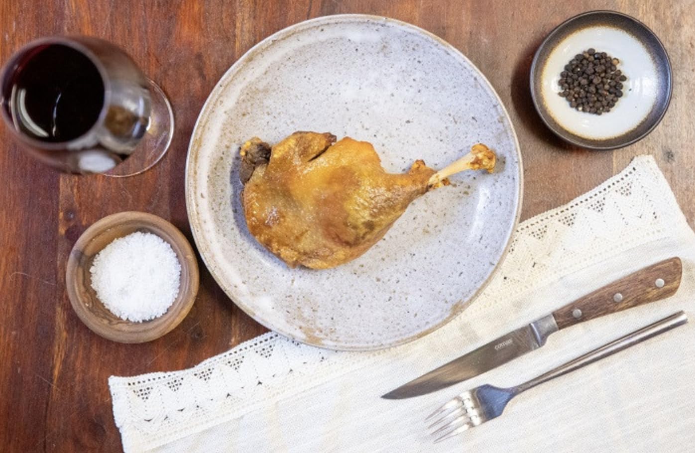 Maison Micouleau Confit de Canard 4 à 5 cuisse, Plat Préparé - Spécialité Sud-Ouest 1580g - conserve - bocal - produit français