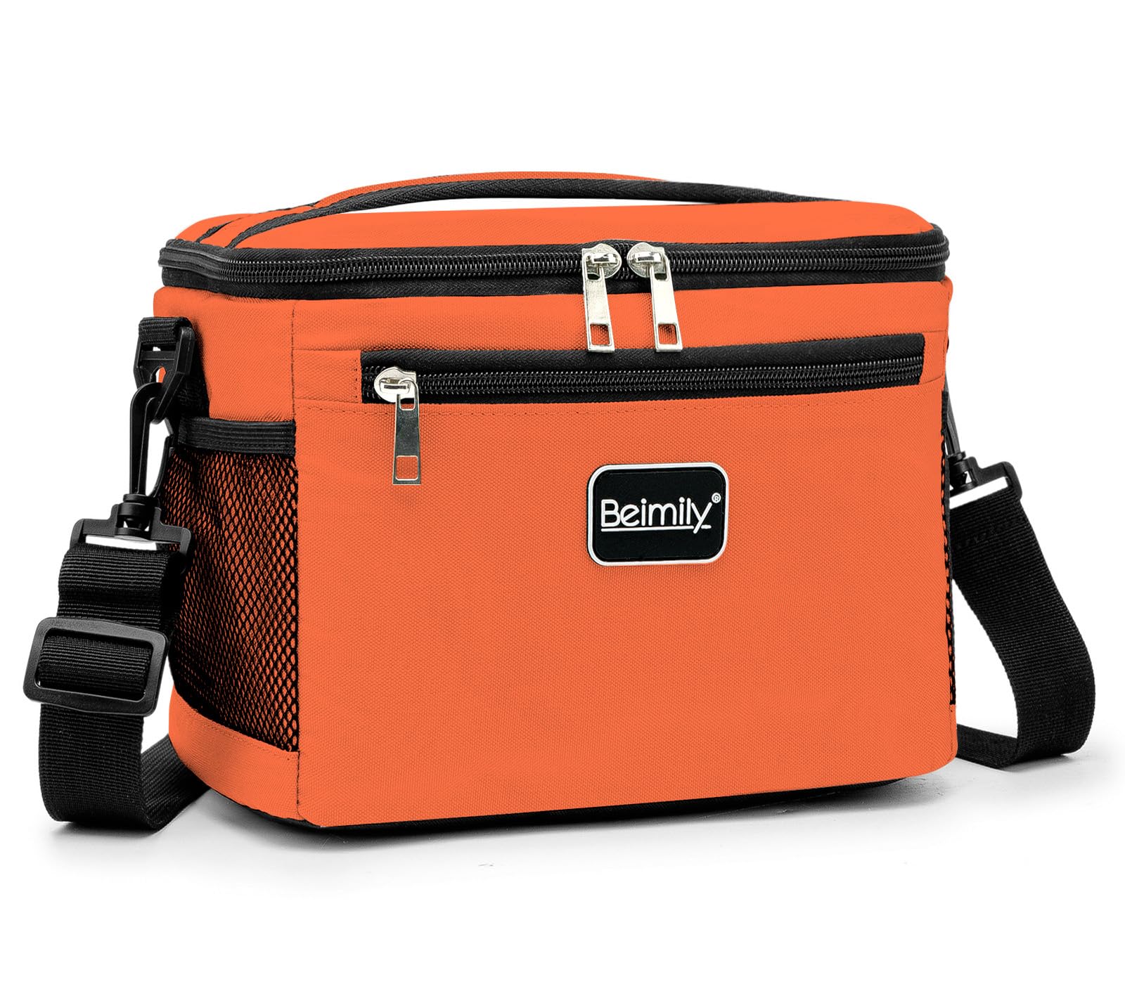 BEIMILY Lunch Box for Men/Women,Small Insulated Lunch Bag,Reusable LunchBox for work Picnic Beach,Leakproof Soft Cooler Tote Bag Organizer with