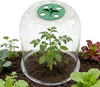 植物用 冬越し カバー - 透明 フラワー プロテクター カバー | プランター防寒対策 - 温室 屋内 屋外 ベランダ 家庭菜園 冬用