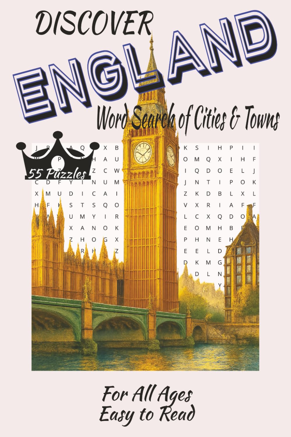 Discover England: Word Search of Cities & Towns