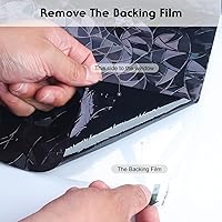 Vista 6 de Volcanics Película de Privacidad para Ventana con Bloqueo Total de Luz con Herramientas de Instalación, Cubierta Arcoíris para Ventana