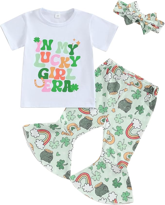 Adorable St. Patrick's Day Outfit for Baby Girls! ☘️