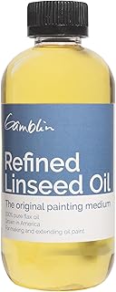 Gamblin 8.5 Oz Refined Linseed Oil (ANG06008)