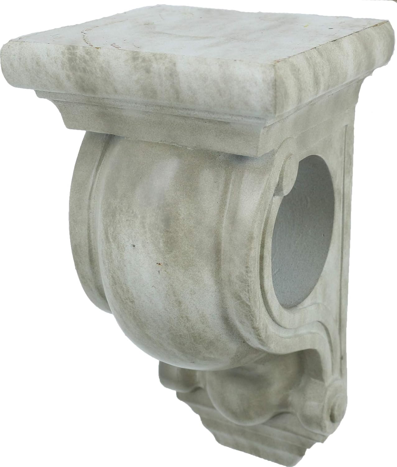 Urbanest Marquis Drapery Sconce, 1 3/8-inch Diameter, Spanish Marble