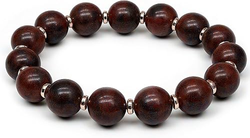 TSANLY Feng Shui Love Bracelet – Handmade Natural Red Jasper Stone Bracelet for 