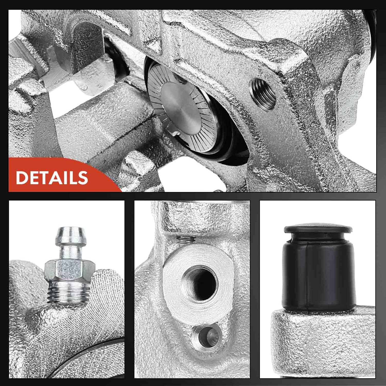 A-Premium Disc Brake Caliper Assembly with Bracket Compatible with Select Honda Models - Civic 2016-2020, Insight 2019-2022, 1.5L 2.0L - Rear Driver and Passenger Side