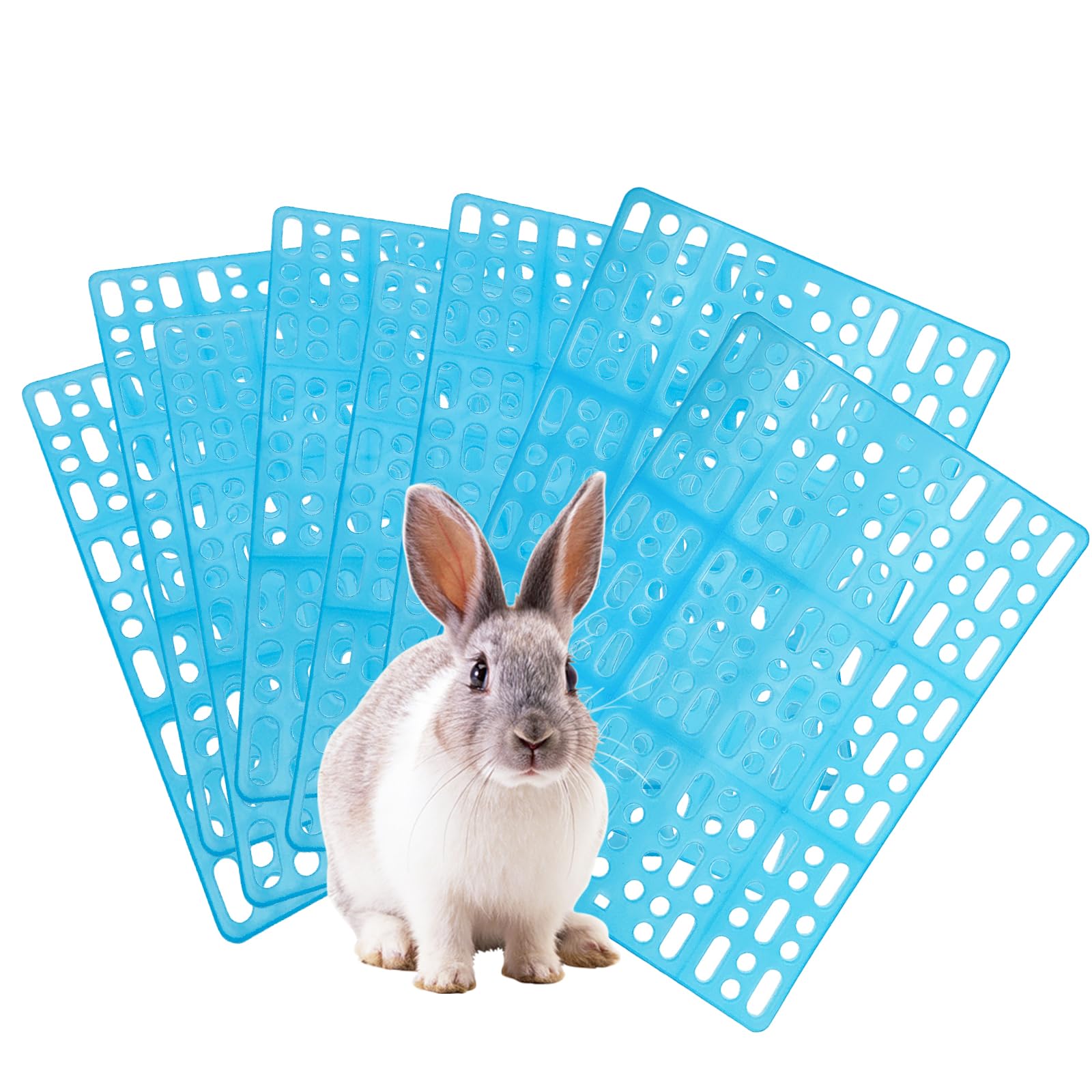 Plastic Rabbit Mat Snapklik.com : 8 Pcs Rabbit Feet Pad Plastic Bunny Cage Floor Mat Foot ...