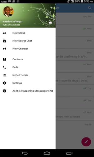 As It Is Happening Messenger