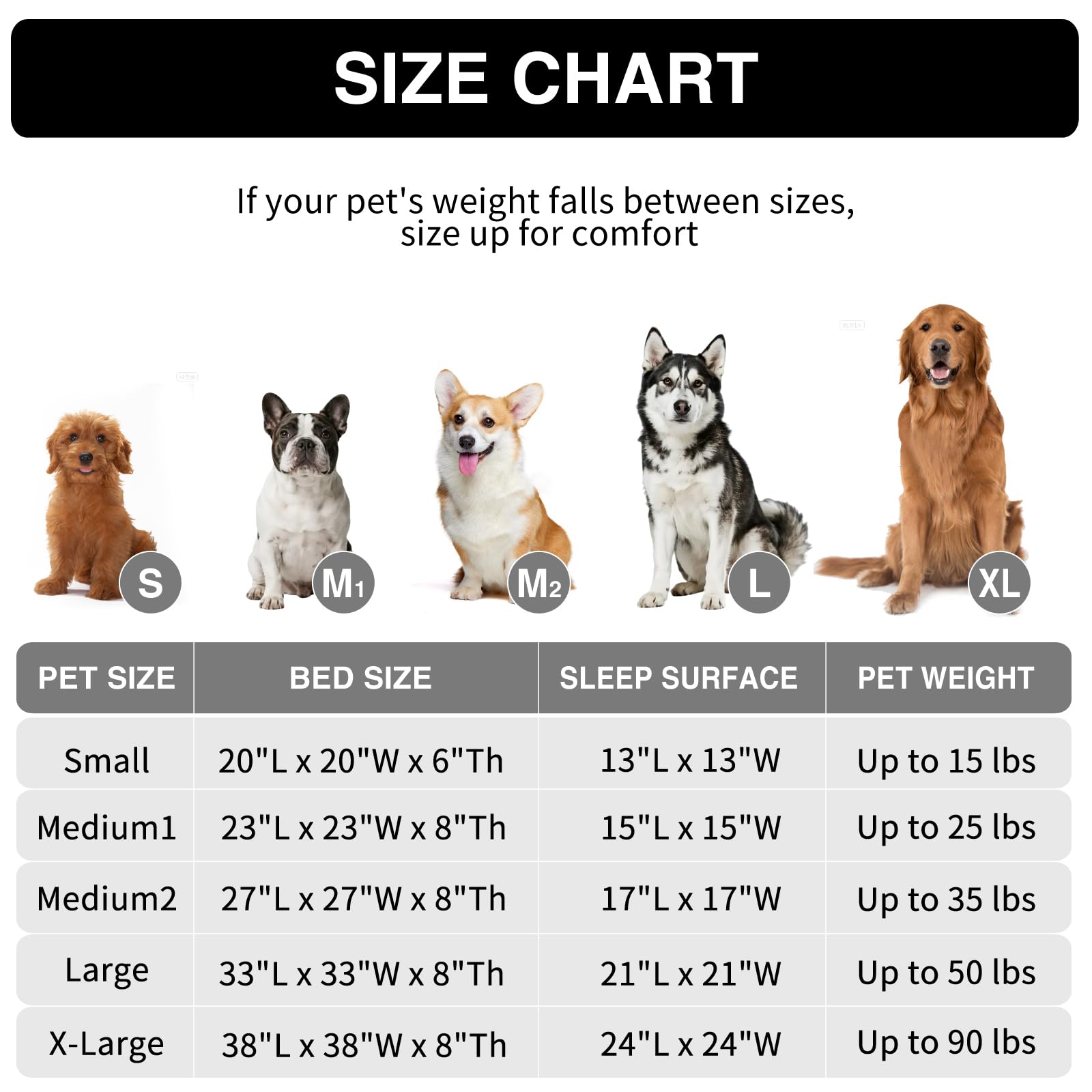 MFOX Hundebett Donut-Form – Kuscheliges Kunstfell-Bett Für Mittelgroße & Große Hunde