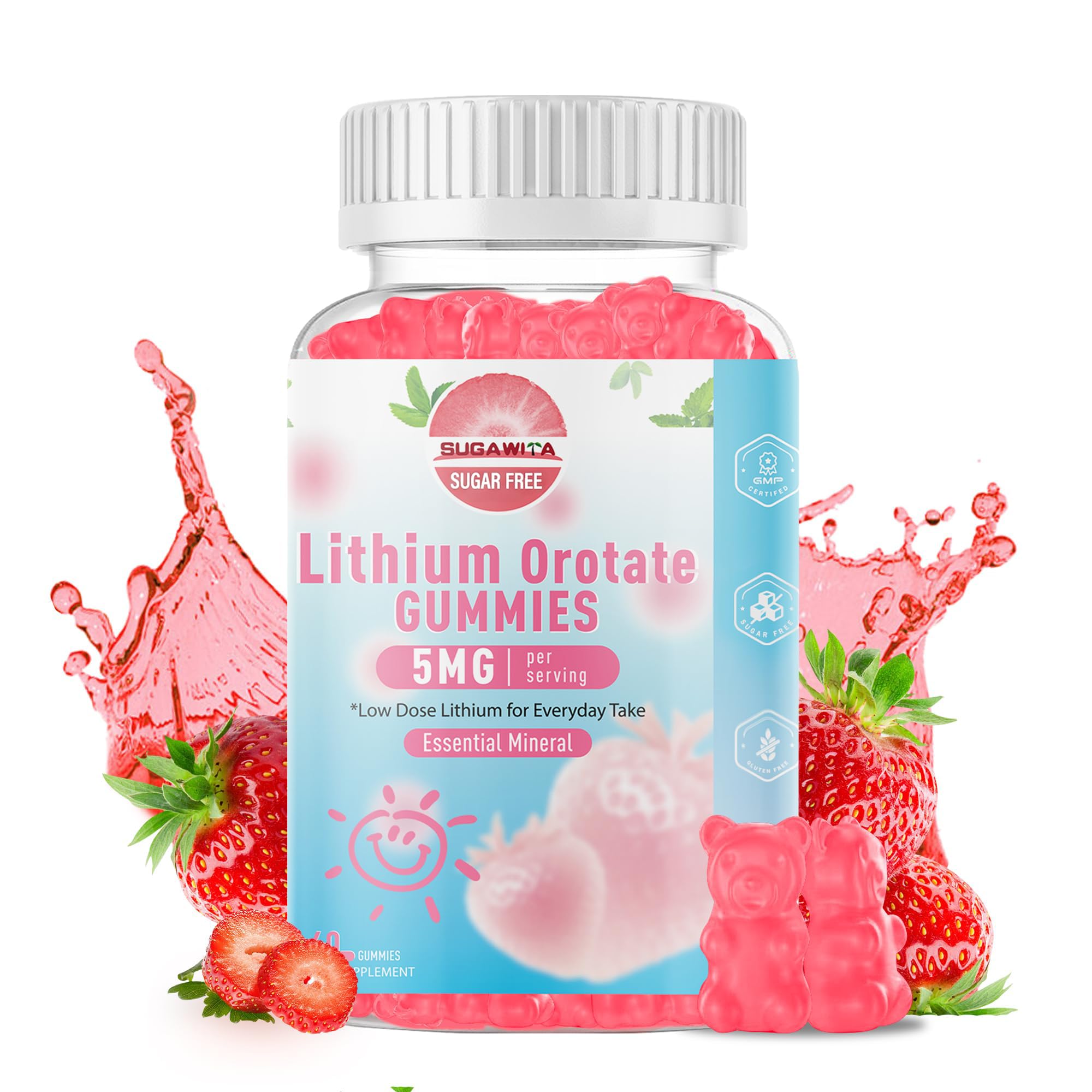 Lithium Orotate 5mg Gummies for Adults