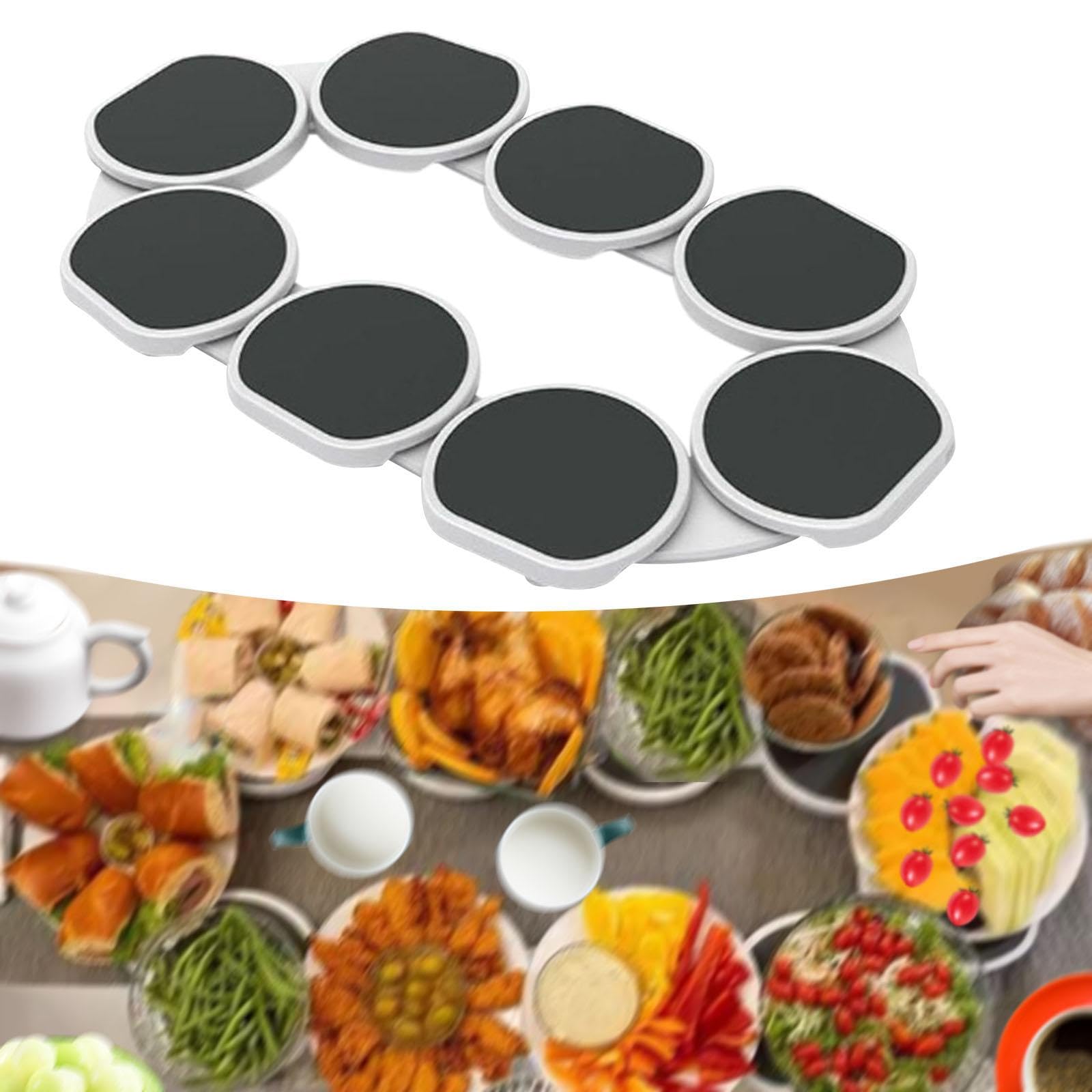 SWAYVES Obrotowa Obrotowa Półka Lazy Susan, Tace Do Serwowania, Obrotowy Stół Do Zastawy Stołowej, Stojak Do Serwowania Potraw, Bankiety, Wesela