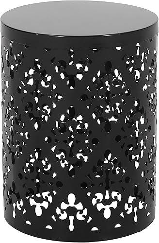 Christopher Knight Home Mesa auxiliar Mathena, color negro